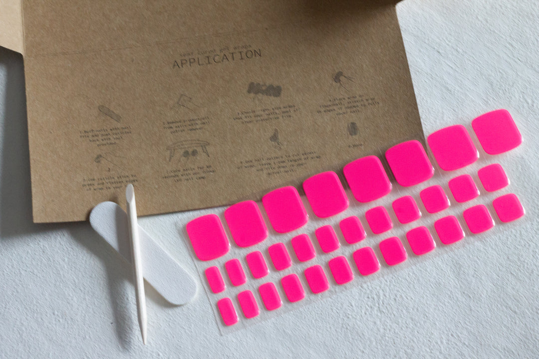 Frnka semi-cured gel nail wraps Lisbon pedi | Australia