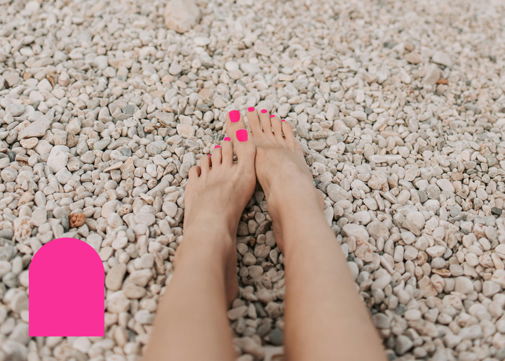 Frnka semi-cured gel nail wraps Lisbon pedi | Australia