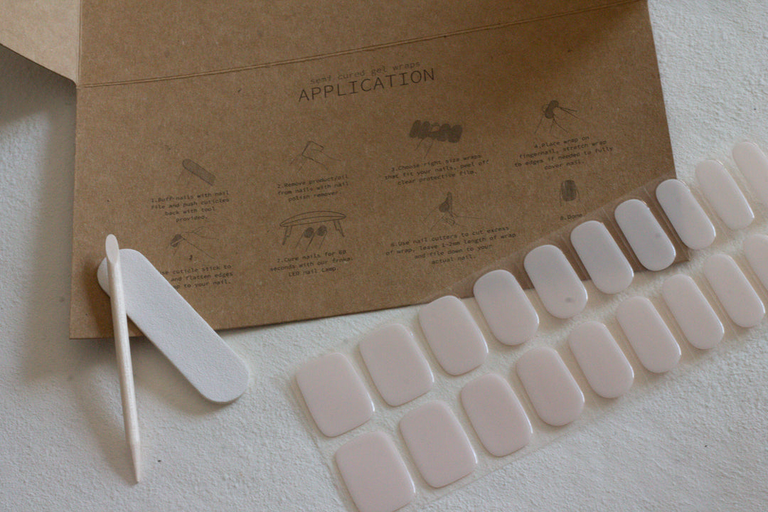 Frnka_semi-cured_gel_nail_wraps_blush_Australia