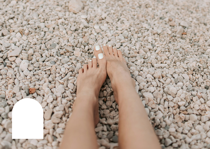 Frnka semi-cured gel nail wraps in blush pink | Australia