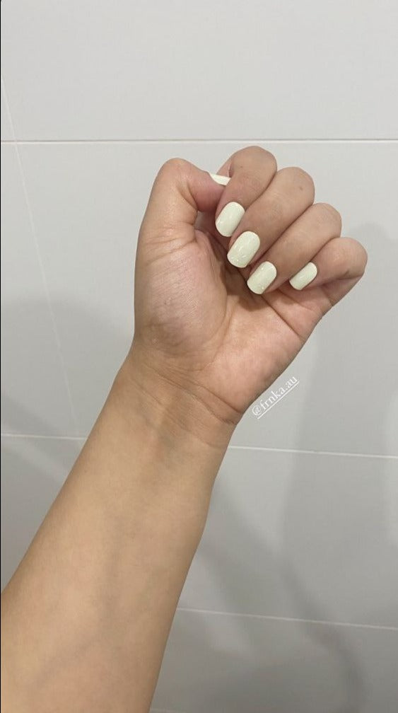 Frnka semi-cured gel nail wraps lime | Australia