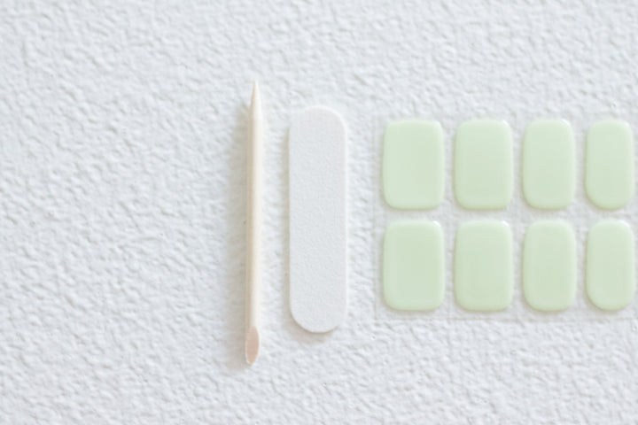 Frnka semi-cured gel nail wraps lime | Australia