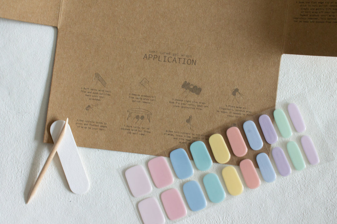 Semi Cured Gel Wrap starter kit