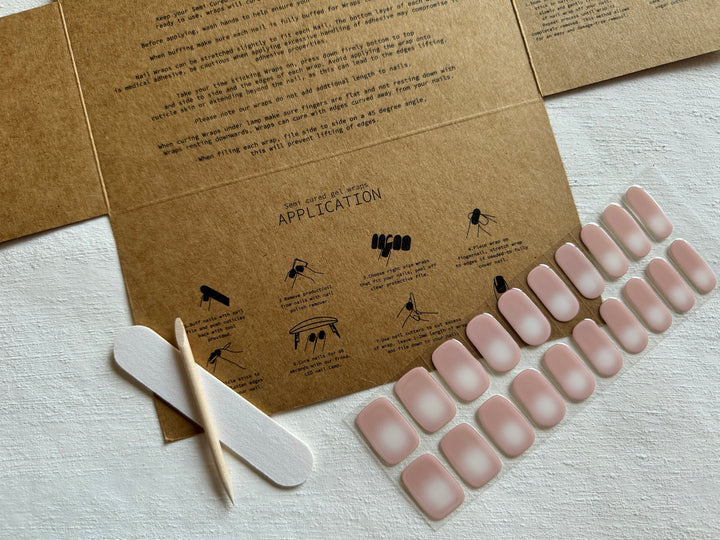 Manicure Semi Cured Gels - Maldives (Gradient Blush)