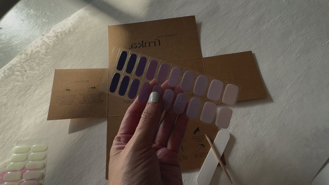 Manicure Semi Cured Gels - Burano (Purple Hues)
