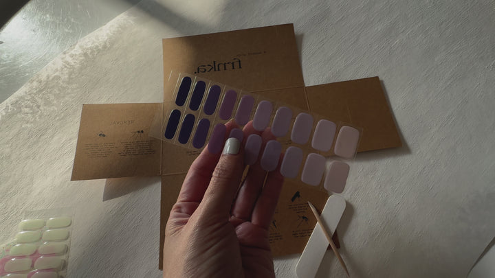 Manicure Semi Cured Gels - Burano (Purple Hues)
